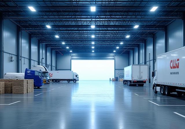 The expansive CCLG Transportation warehouse and distribution center in Tampa.