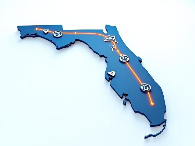 Strategic location of CCLG Transportation warehouse in Tampa, Florida near I-4 and I-75